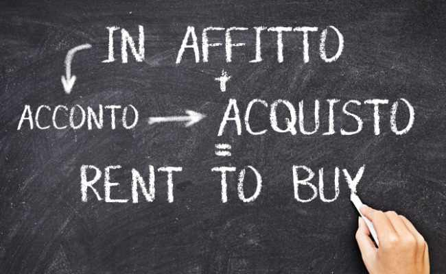 Rent to buy come si registra?